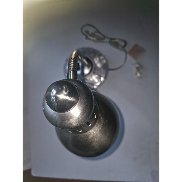 Adjustable Gooseneck Desk Lamp With 110 Outlet with Organizer Transparent Base - Picture 11 of 11